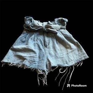 Blank NYC denim high waisted denim jean shorts
